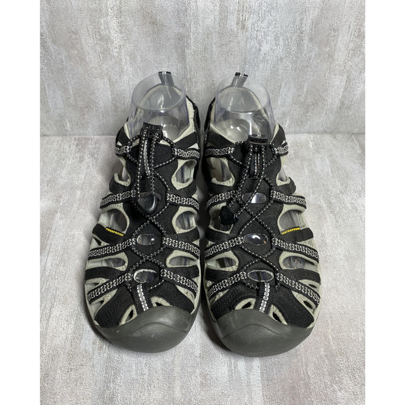 KEEN Whisper Sandals Womens Size 10 Black Gray Closed Toe Water Hiking Shoes - Picture 1 of 9